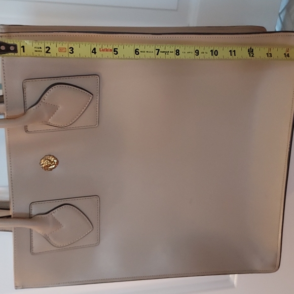 Anne Klein feaux leather tote bag - Picture 3 of 8